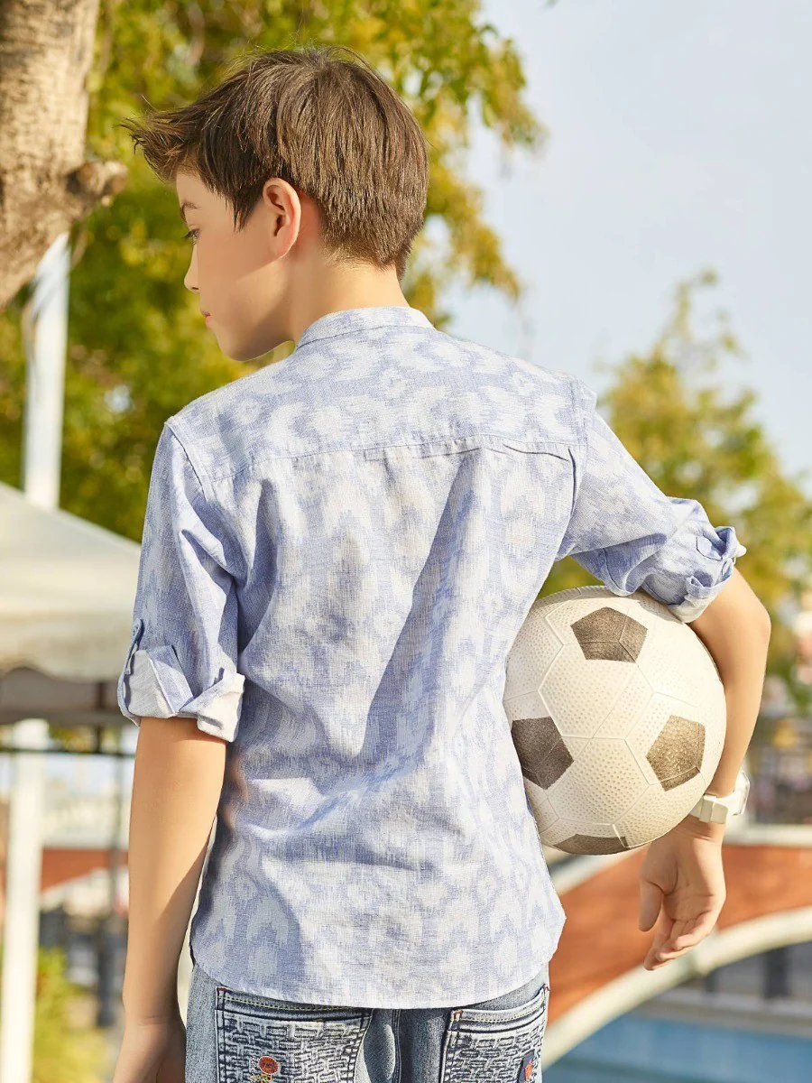 Boy's Light Blue Shirt - EBT3Q19-27218 - Image 3