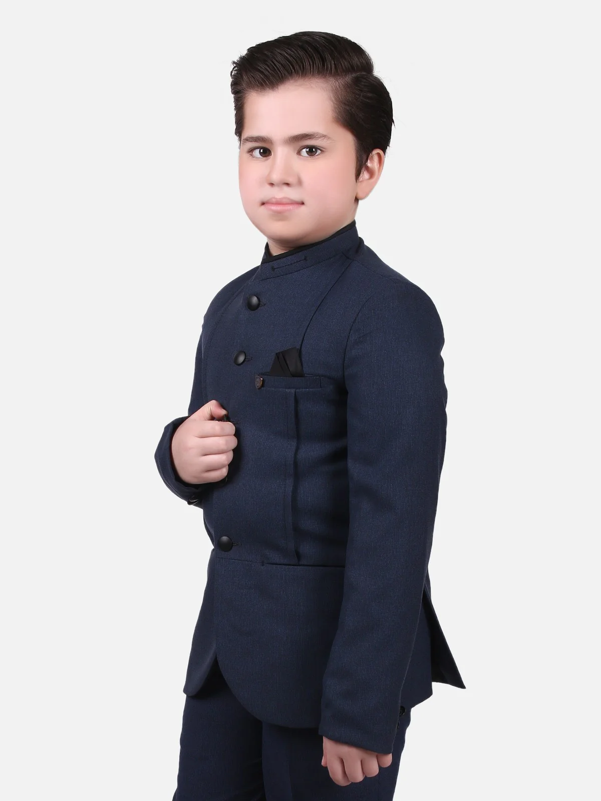 Boy's Dark Teal Coat Pant - EBTCPC19-4418 - Image 2