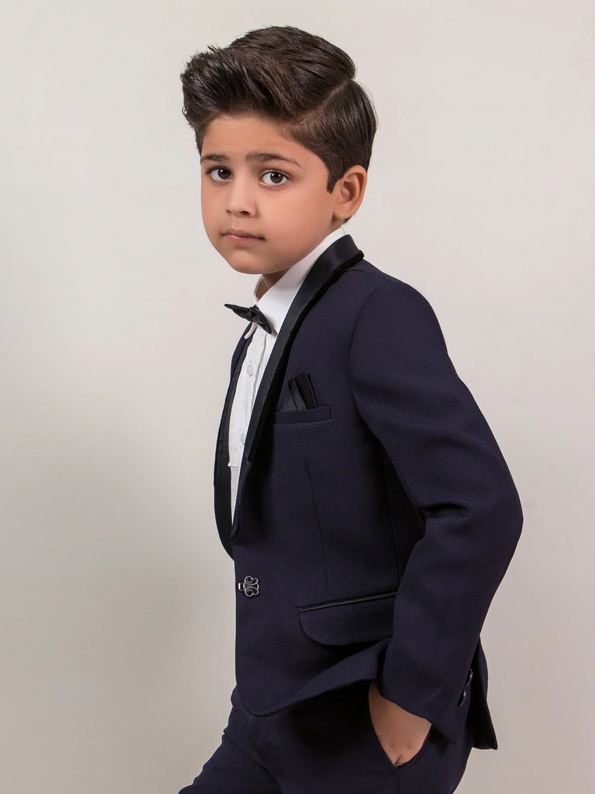 Boy's Black Coat Pant - EBTCPC19-4422 - Image 2