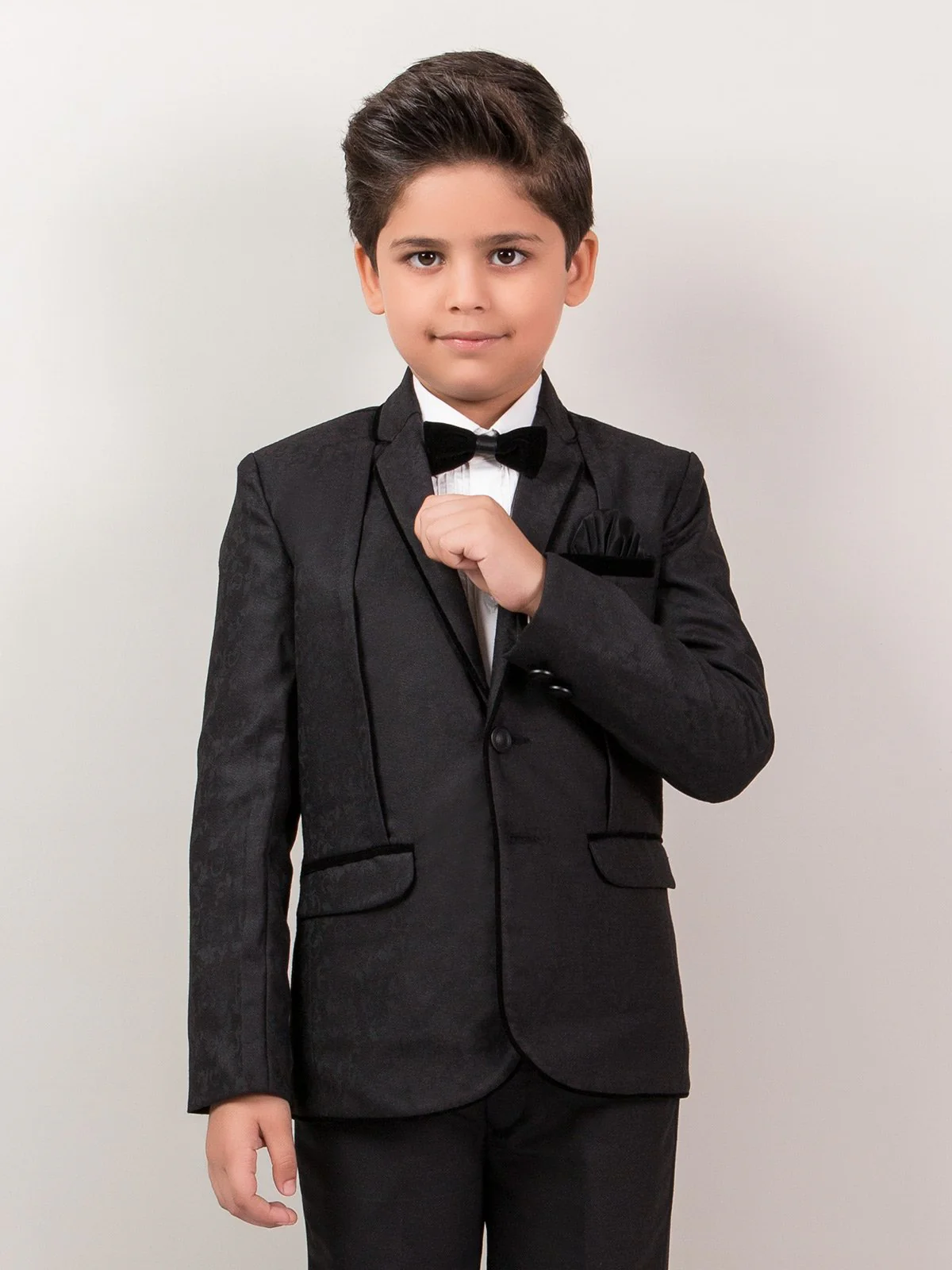 Boy's Brown Black Coat Pant - EBTCPC19-4428 - Image 2