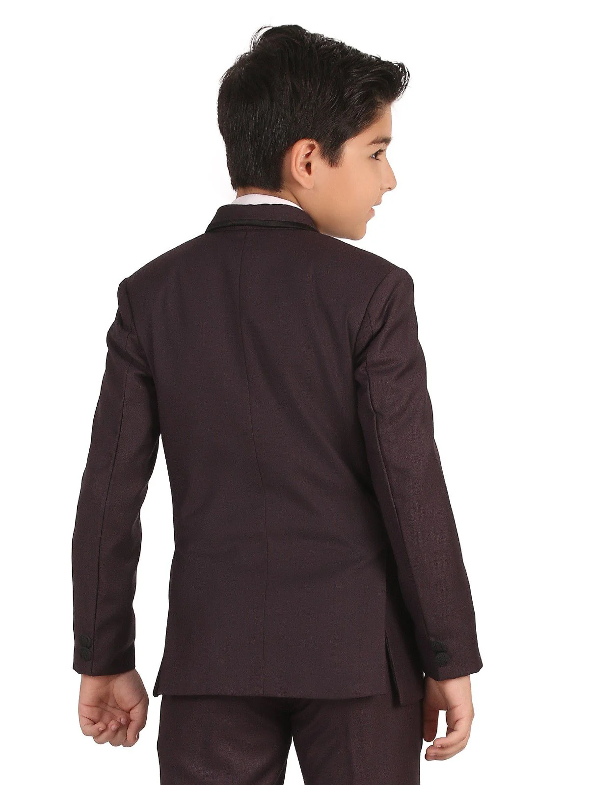 Boy's Dark Plum Coat Pant - EBTCPC19-4439 - Image 2