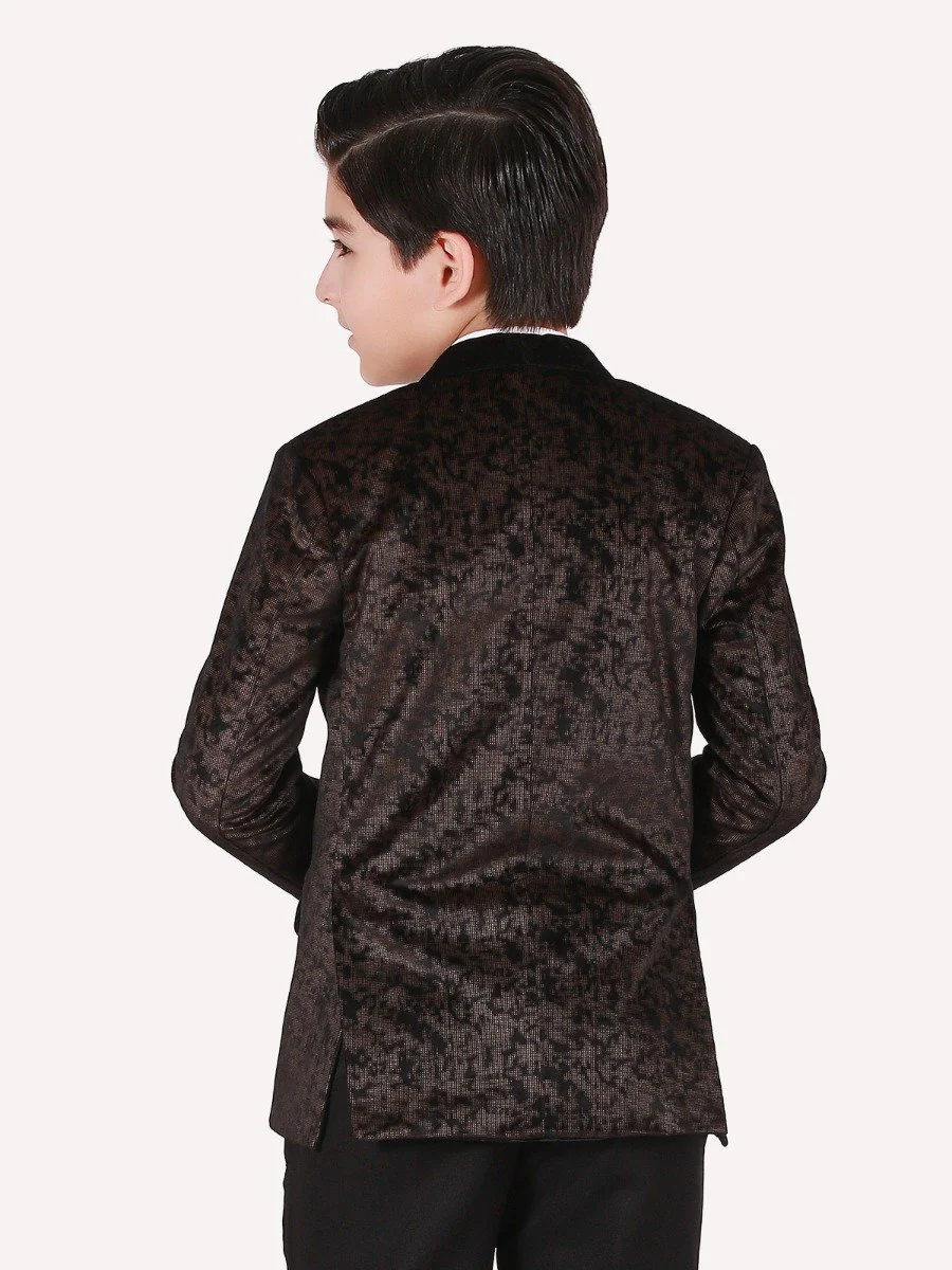 Boy's Golden Black Coat Pant - EBTCPC20-4425 - Image 4