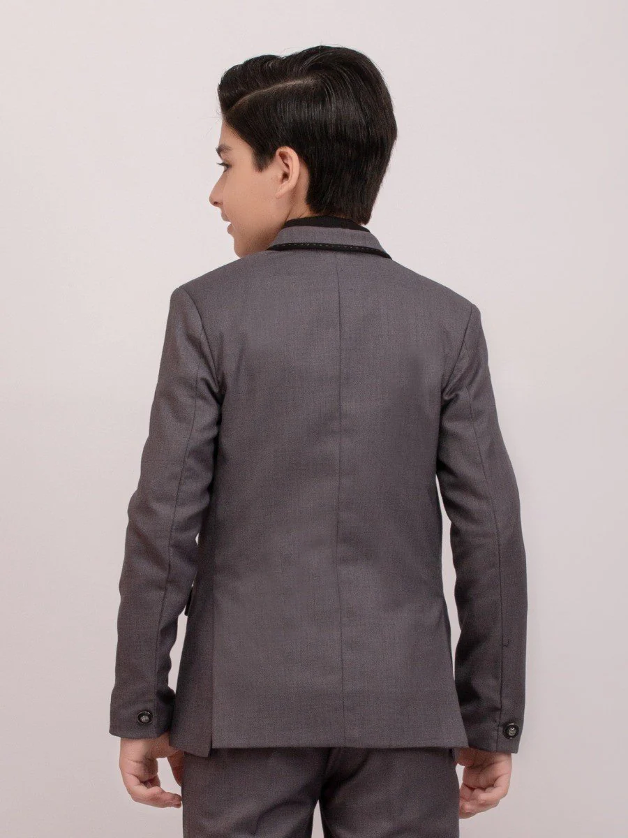 Boy's Light Grey Coat Pant - EBTCPC20-4444 - Image 3