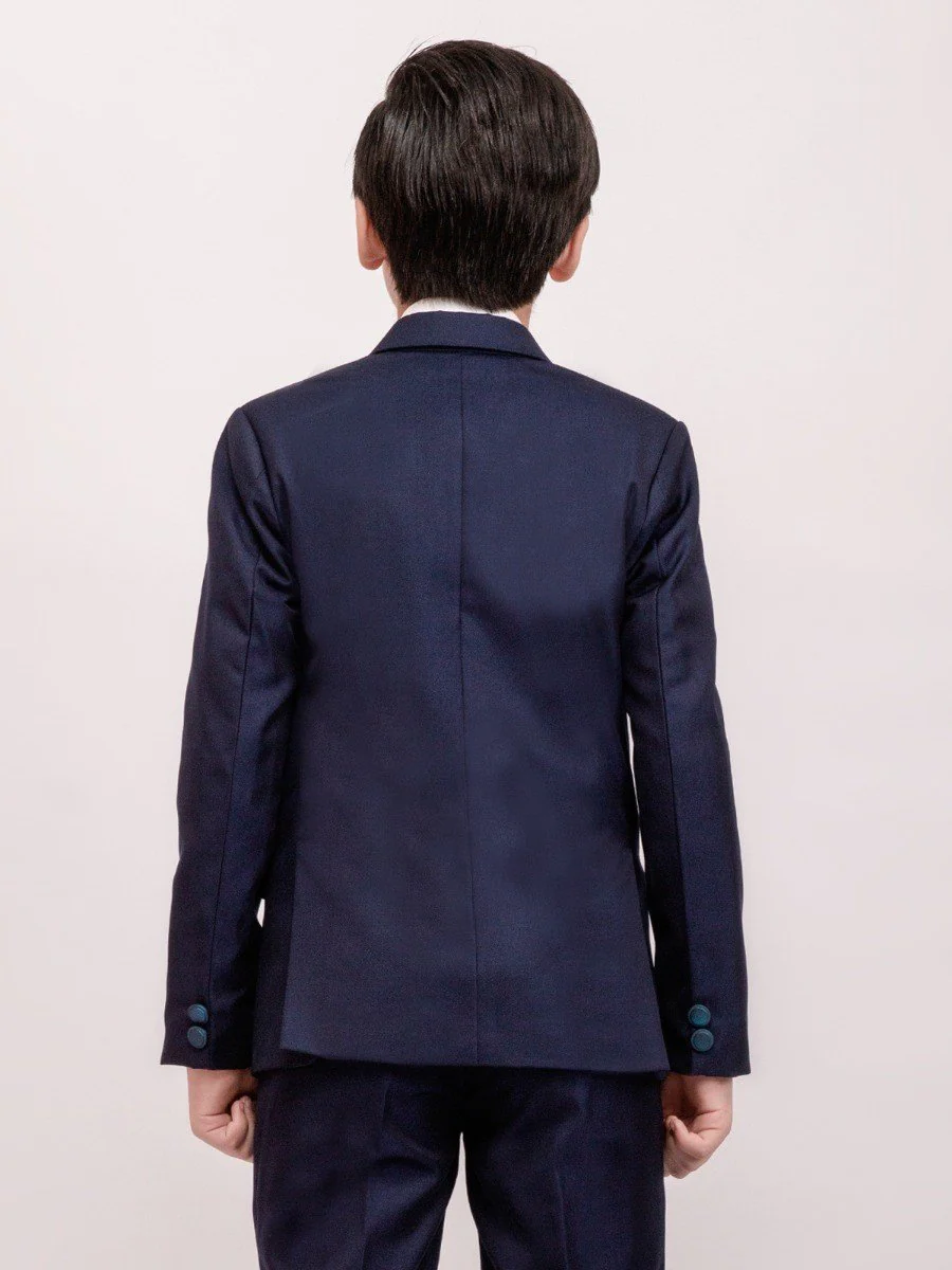 Boy's Navy Blue Coat Pant - EBTCPC20-4447 - Image 2