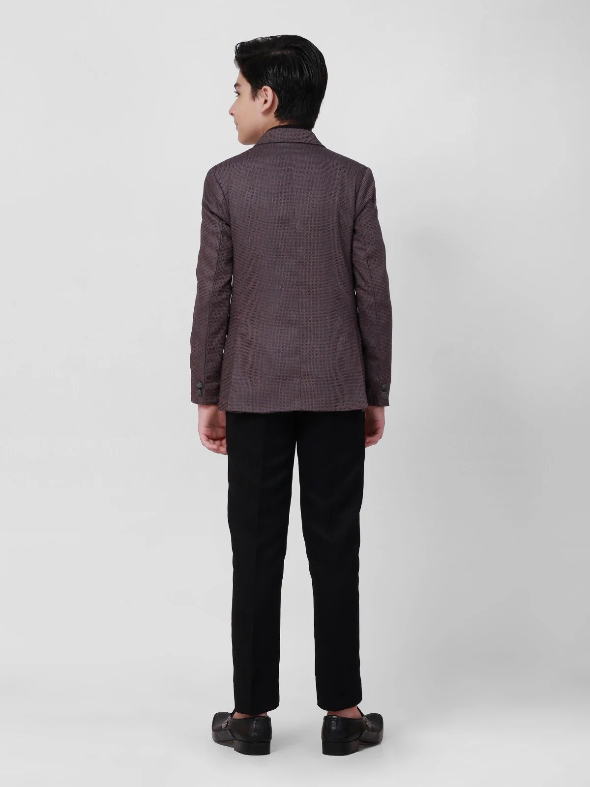 Boy's Deep Plum Coat Pant - EBTCPC20-4452 - Image 2
