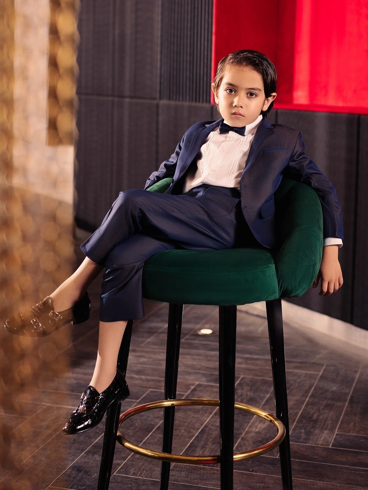 Boy's Deep Blue Coat Pant - EBTCPC22-4462 - Image 2