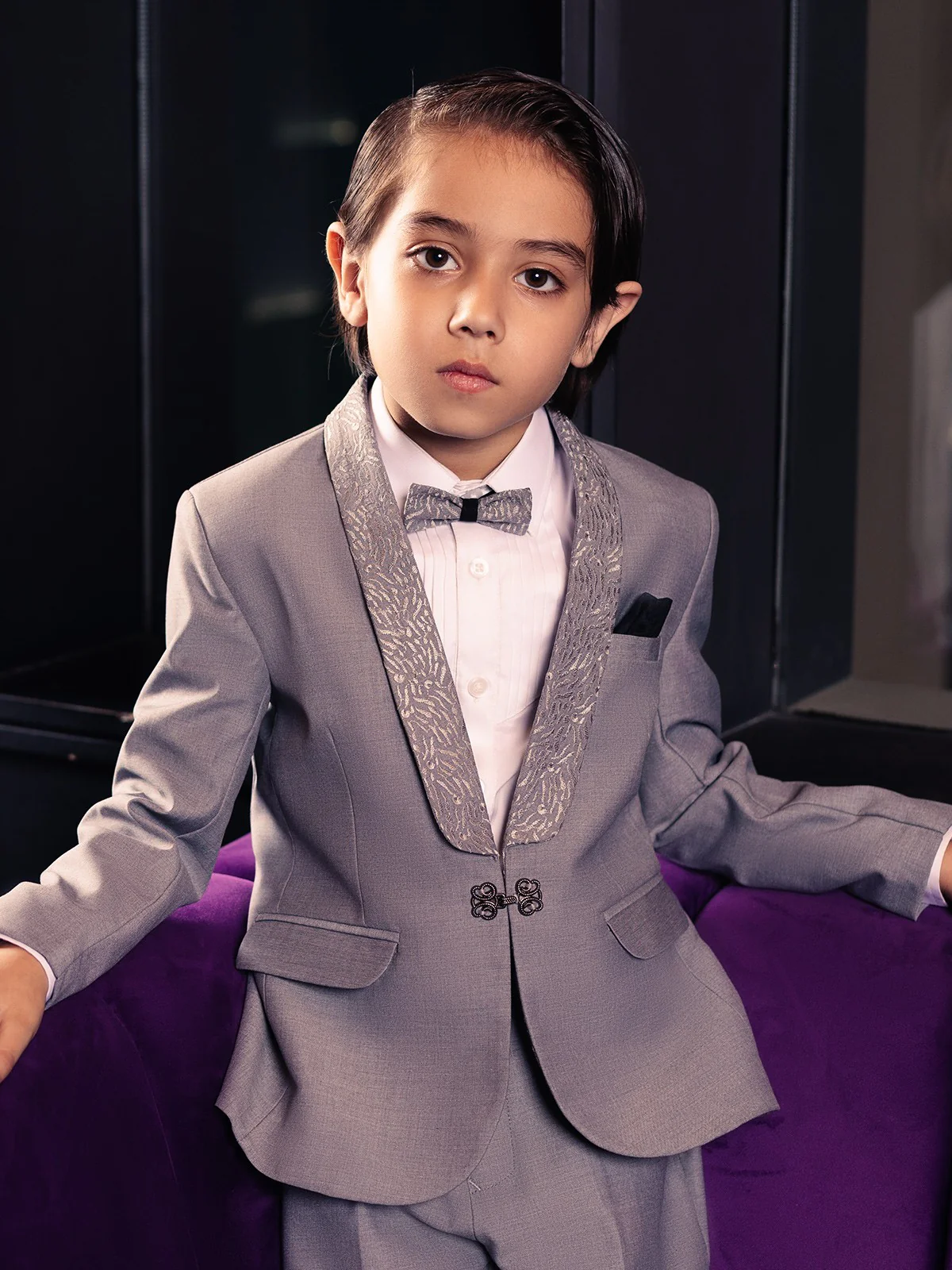 Boy's Grey Coat Pant - EBTCPC22-4464 - Image 2