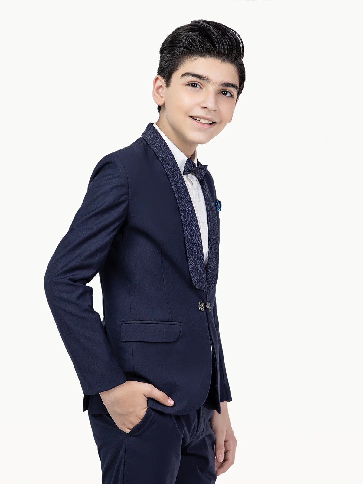 Boy's Navy Coat Pant - EBTCPC22-4465 - Image 6