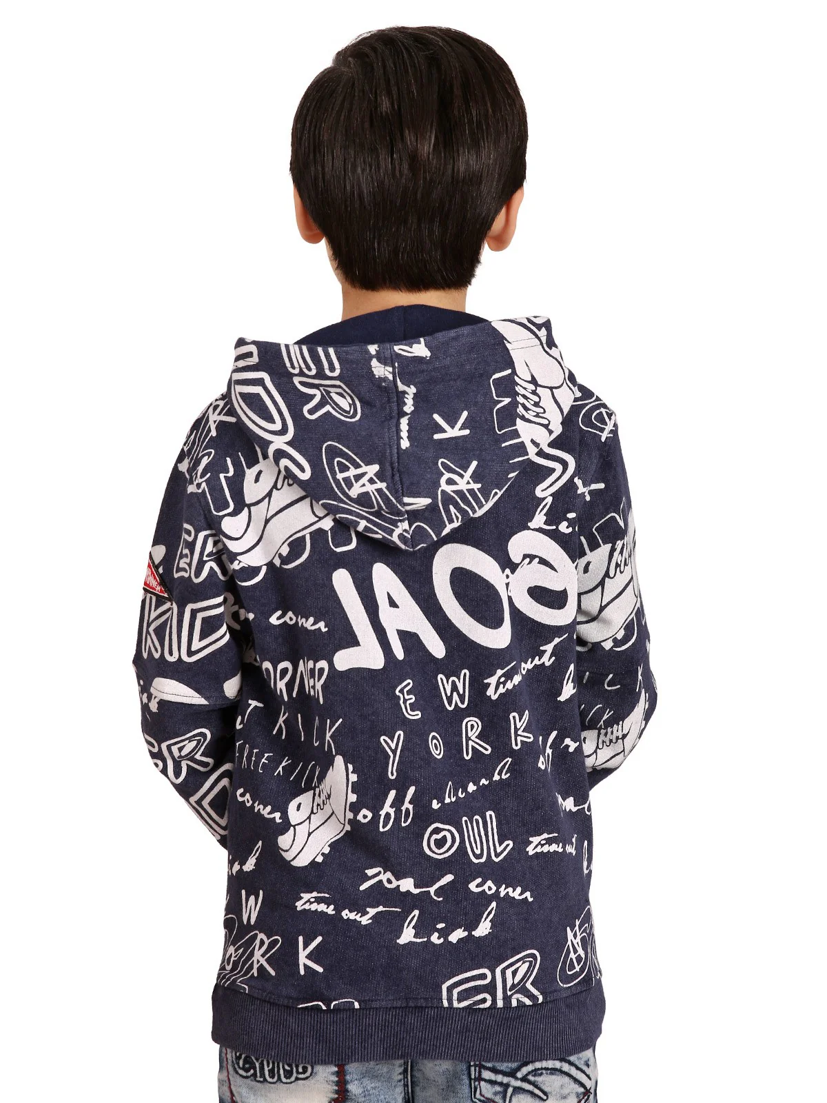 Boy's Blue Hoodie - EBTH19-015 - Image 3
