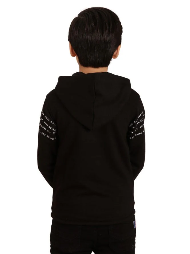 Boy's Black Hoodie - EBTH19-019 - Image 3