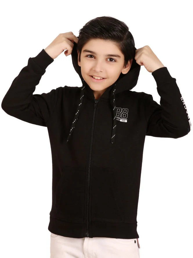 Boy's Black Hoodie - EBTH19-022