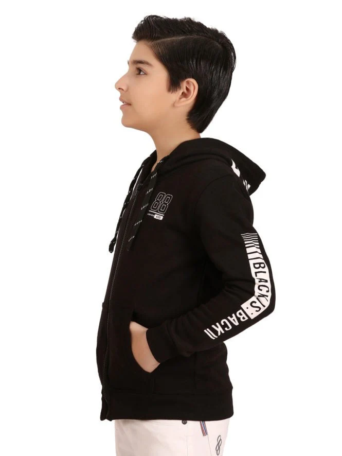 Boy's Black Hoodie - EBTH19-022 - Image 2
