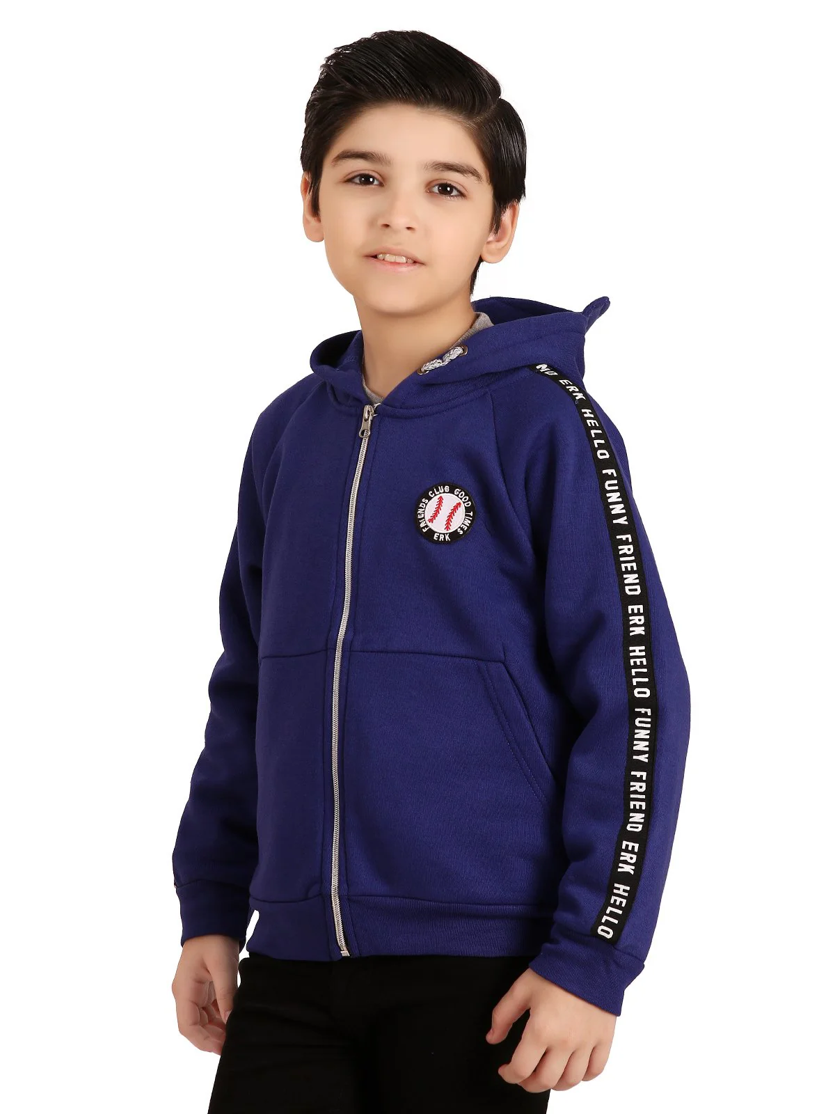 Boy's Royal Blue Hoodie - EBTH19-023 - Image 2