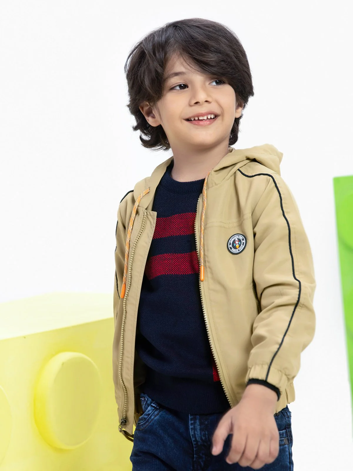 Boy's Mustard Hoodie - EBTH21-001 - Image 2