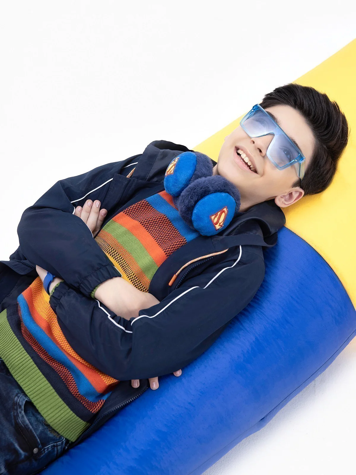Boy's Navy Hoodie - EBTH21-003 - Image 6