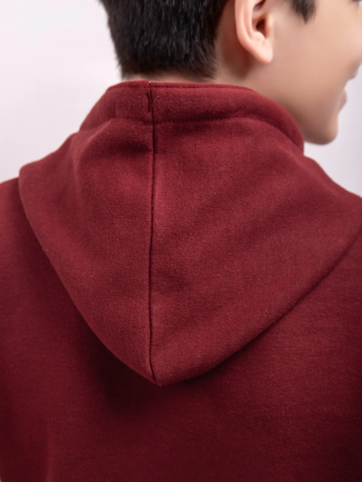 Boy's Maroon Hoodie - EBTH21-004 - Image 6