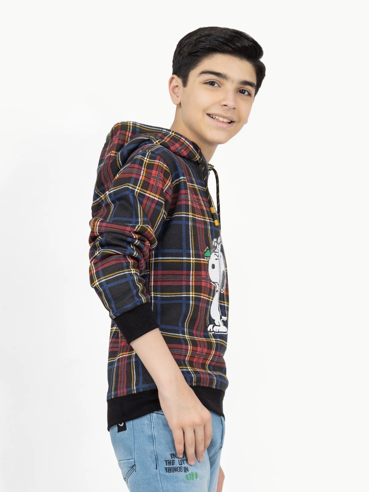 Boy's Black Hoodie - EBTH21-005 - Image 3