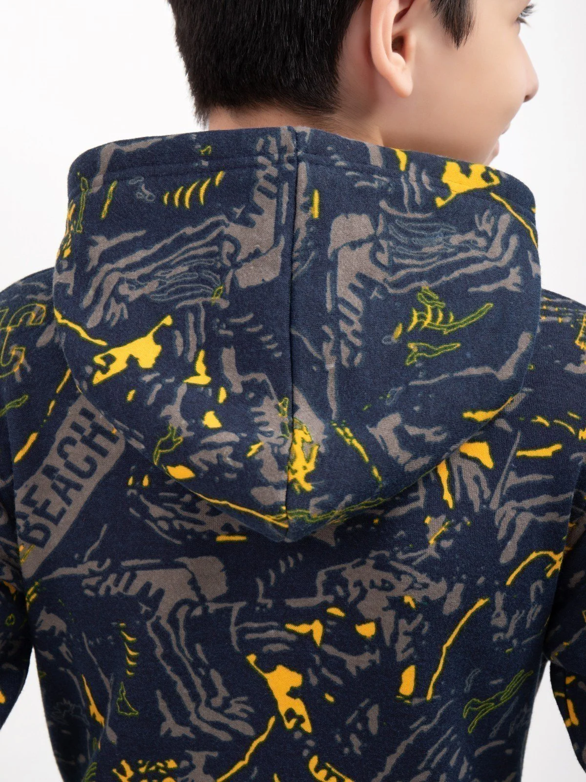 Boy's Navy Blue Hoodie - EBTH21-006 - Image 6