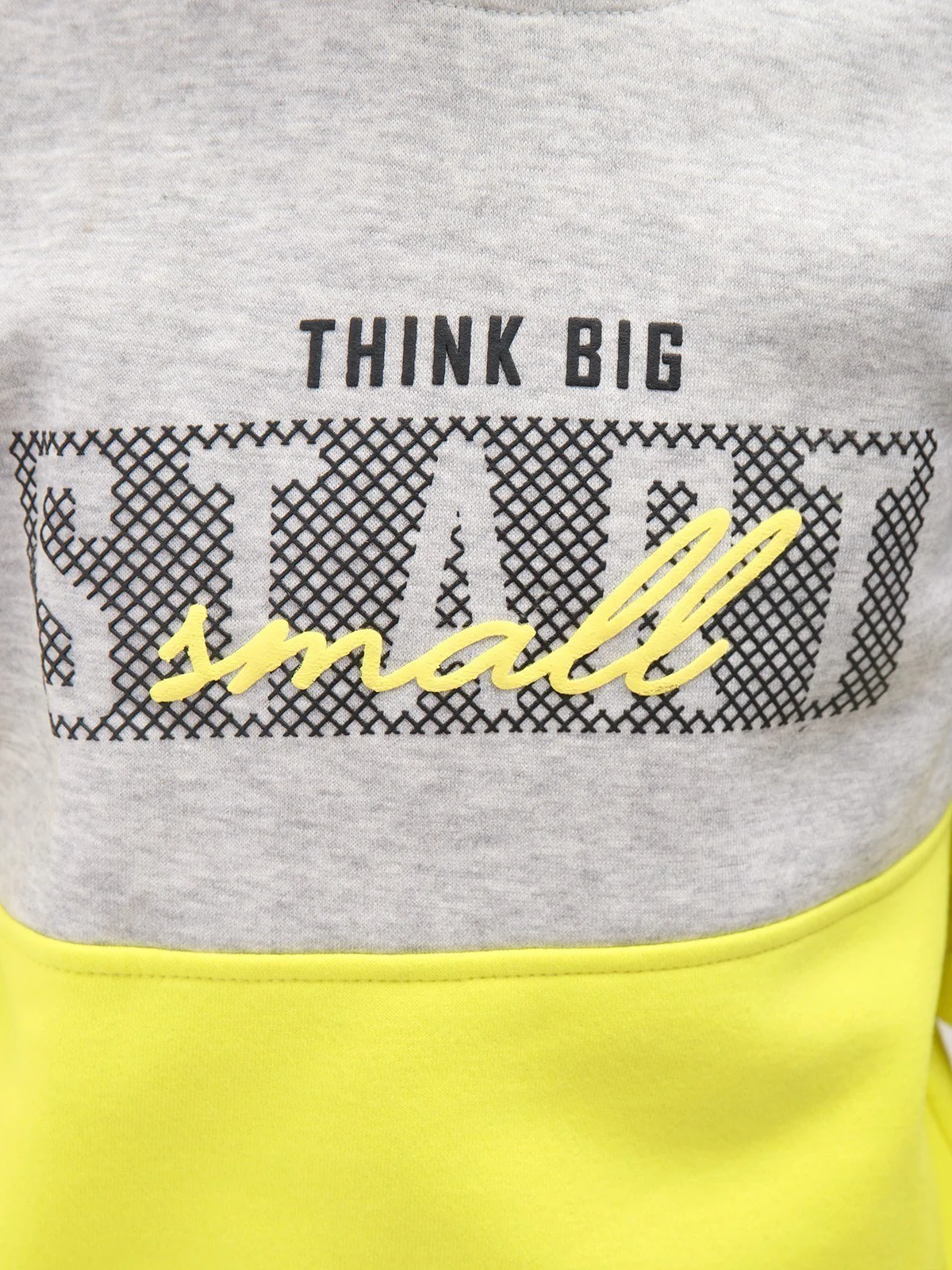 Boy's Grey & Yellow Hoodie - EBTH21-014 - Image 3