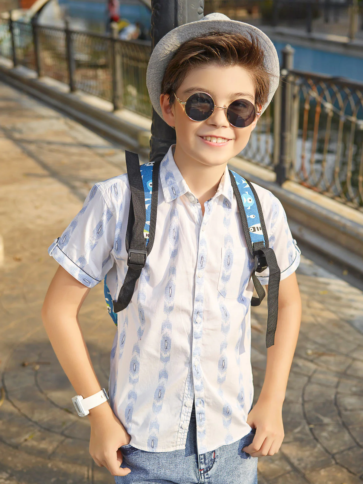 Boy's White Shirt - EBTHS19-27210