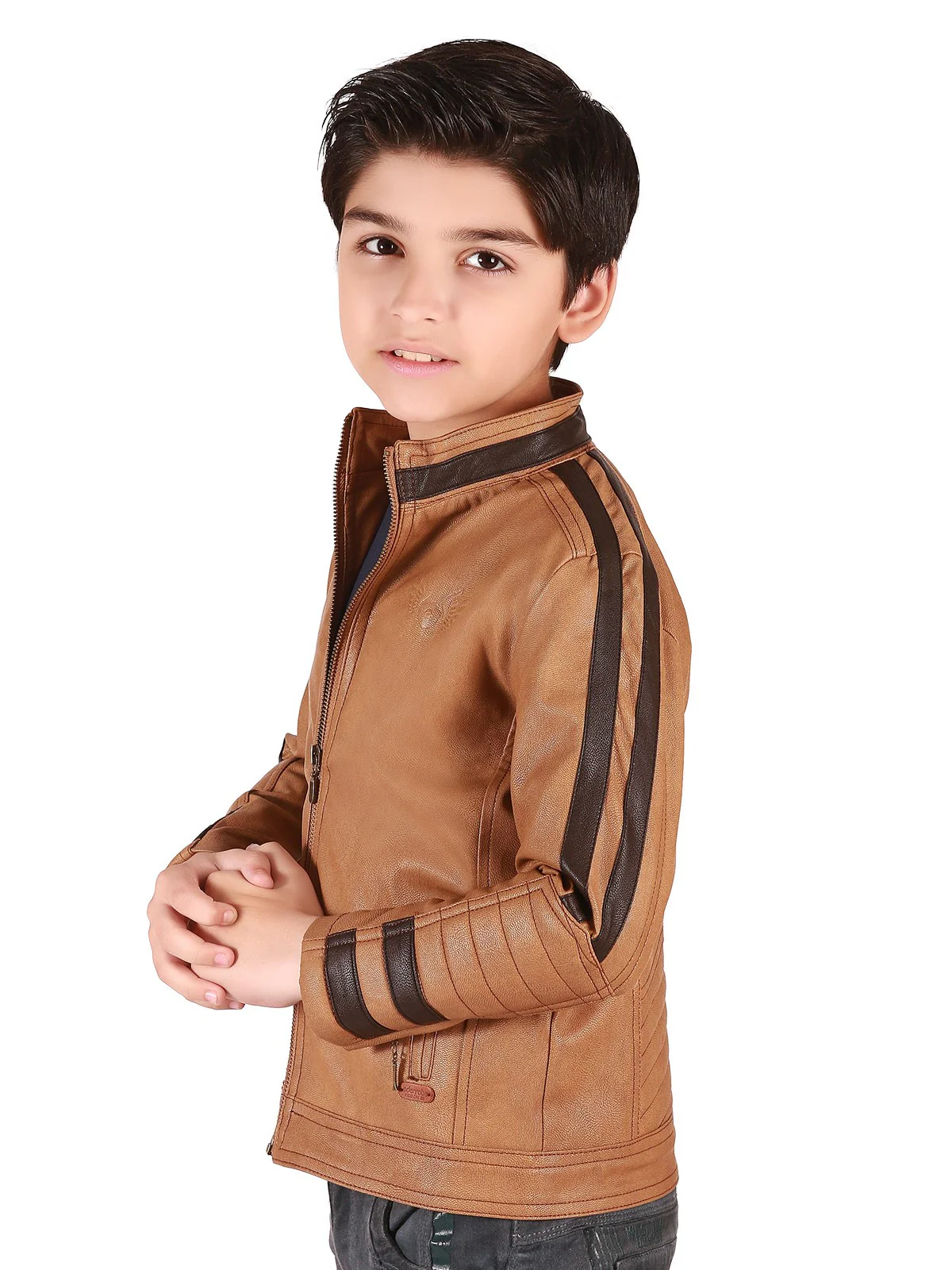 Boy's Light Brown Jacket - EBTJ19-12042 - Image 2
