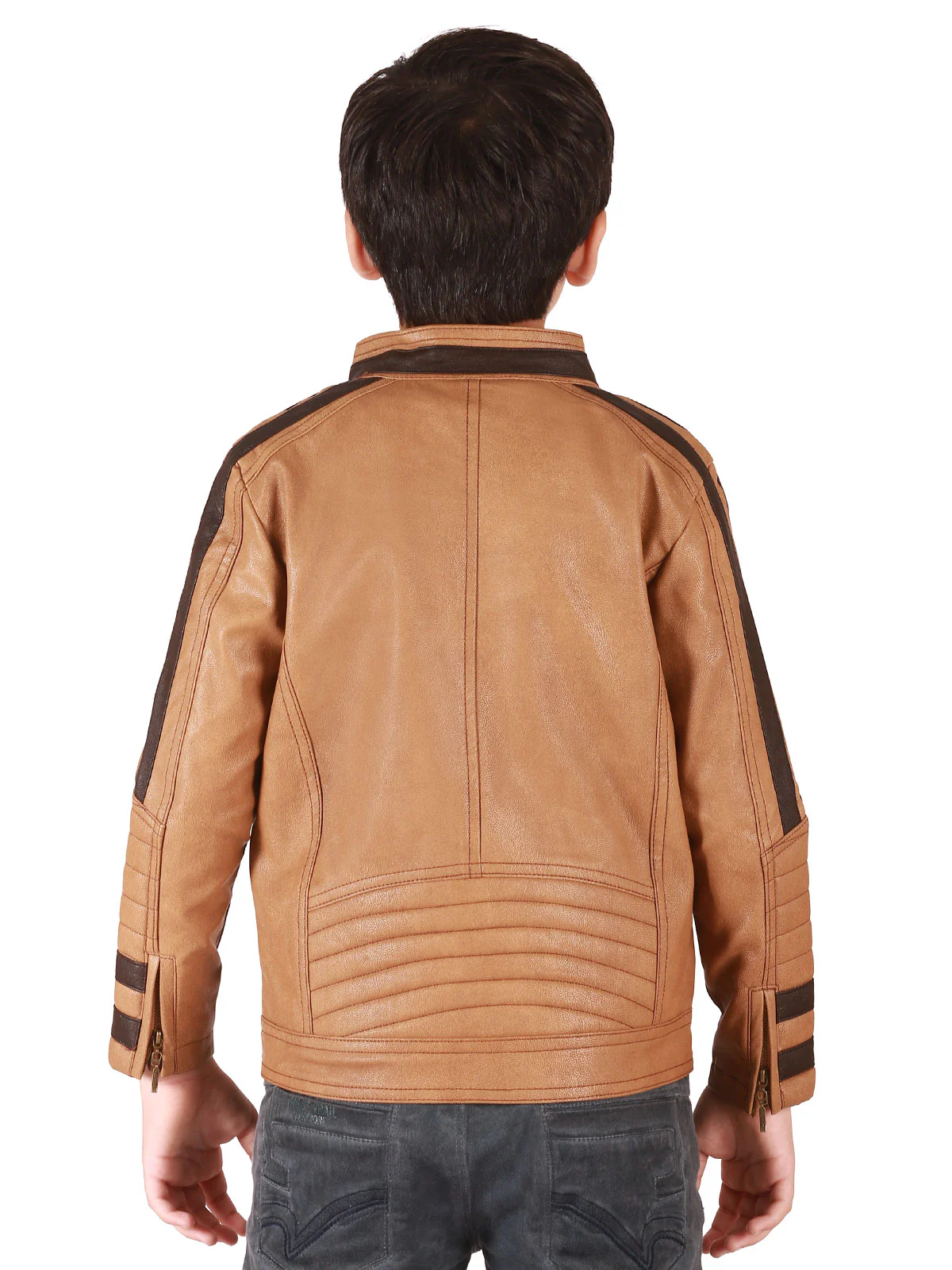 Boy's Light Brown Jacket - EBTJ19-12042 - Image 3