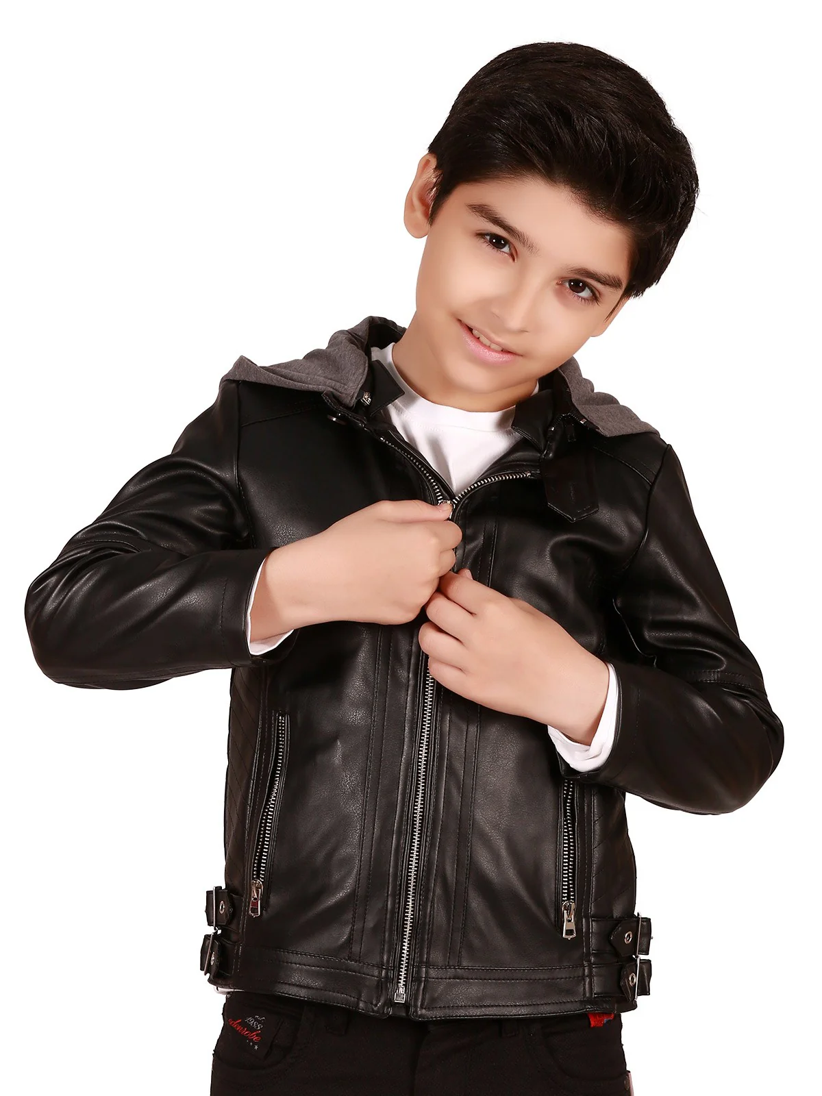 Boy's Black Jacket - EBTJ19-12046 - Image 2