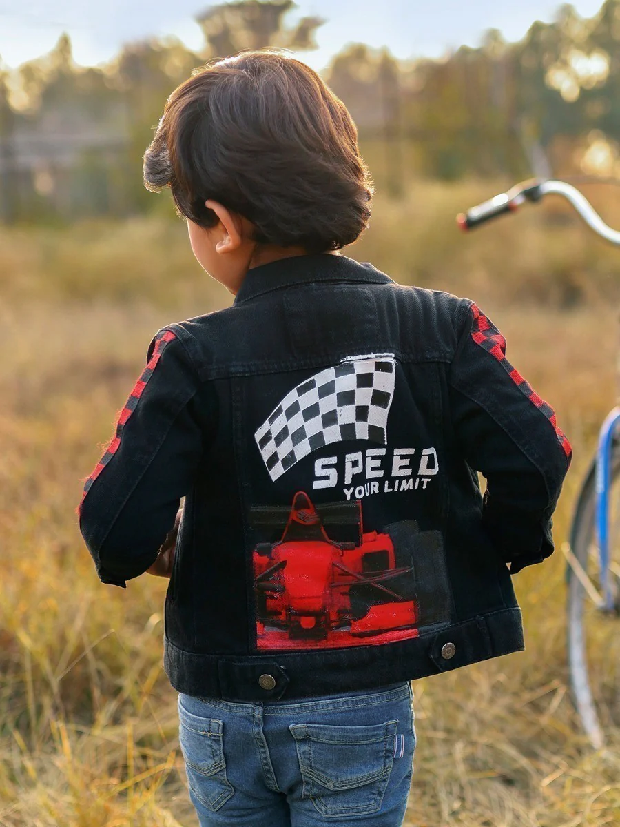Boy's Black Jacket - EBTJD20-002 - Image 2