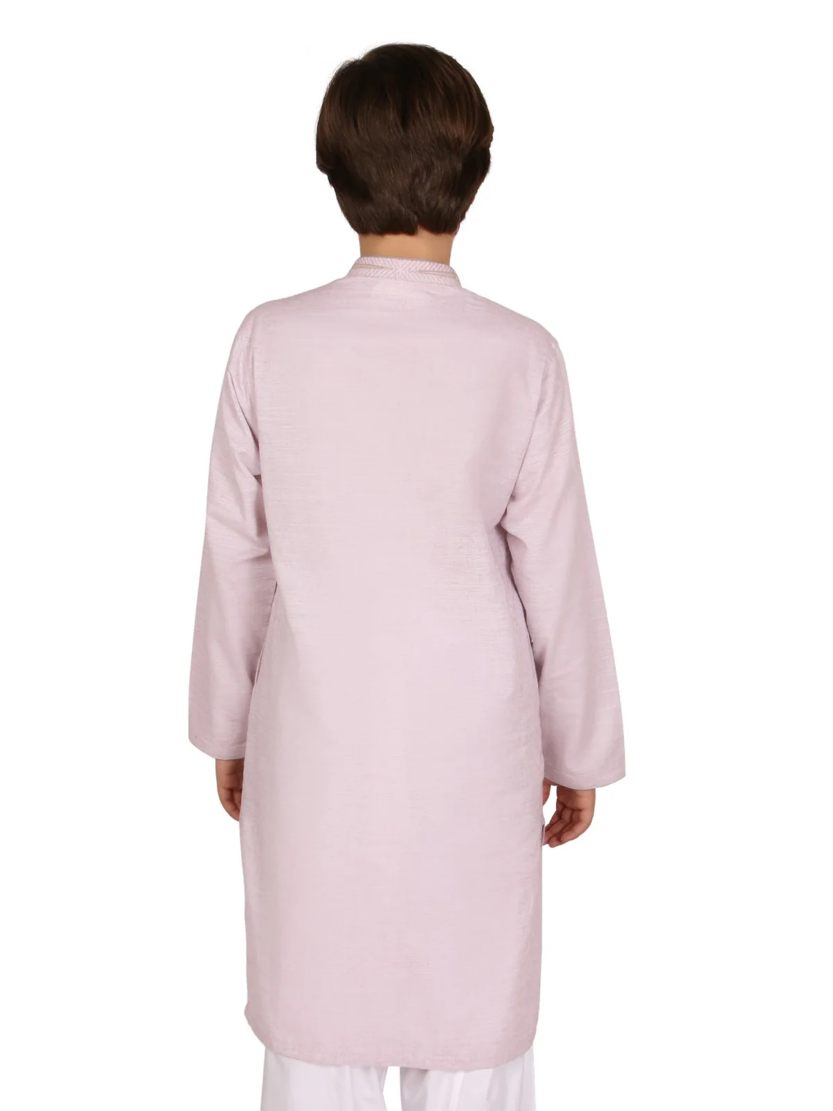 Boy's Light Lavender Kurta - EBTK19-3660 - Image 4