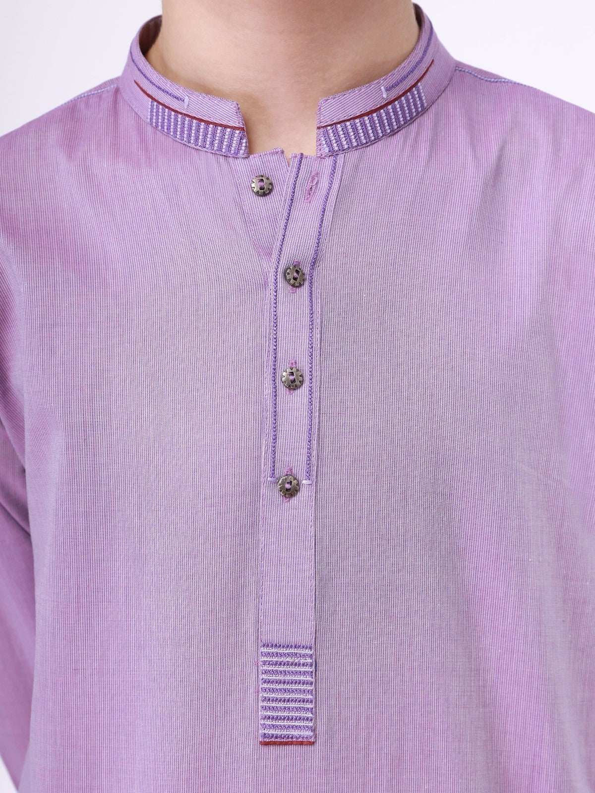 Boy's Lavender Kurta - EBTK21-3748 - Image 2