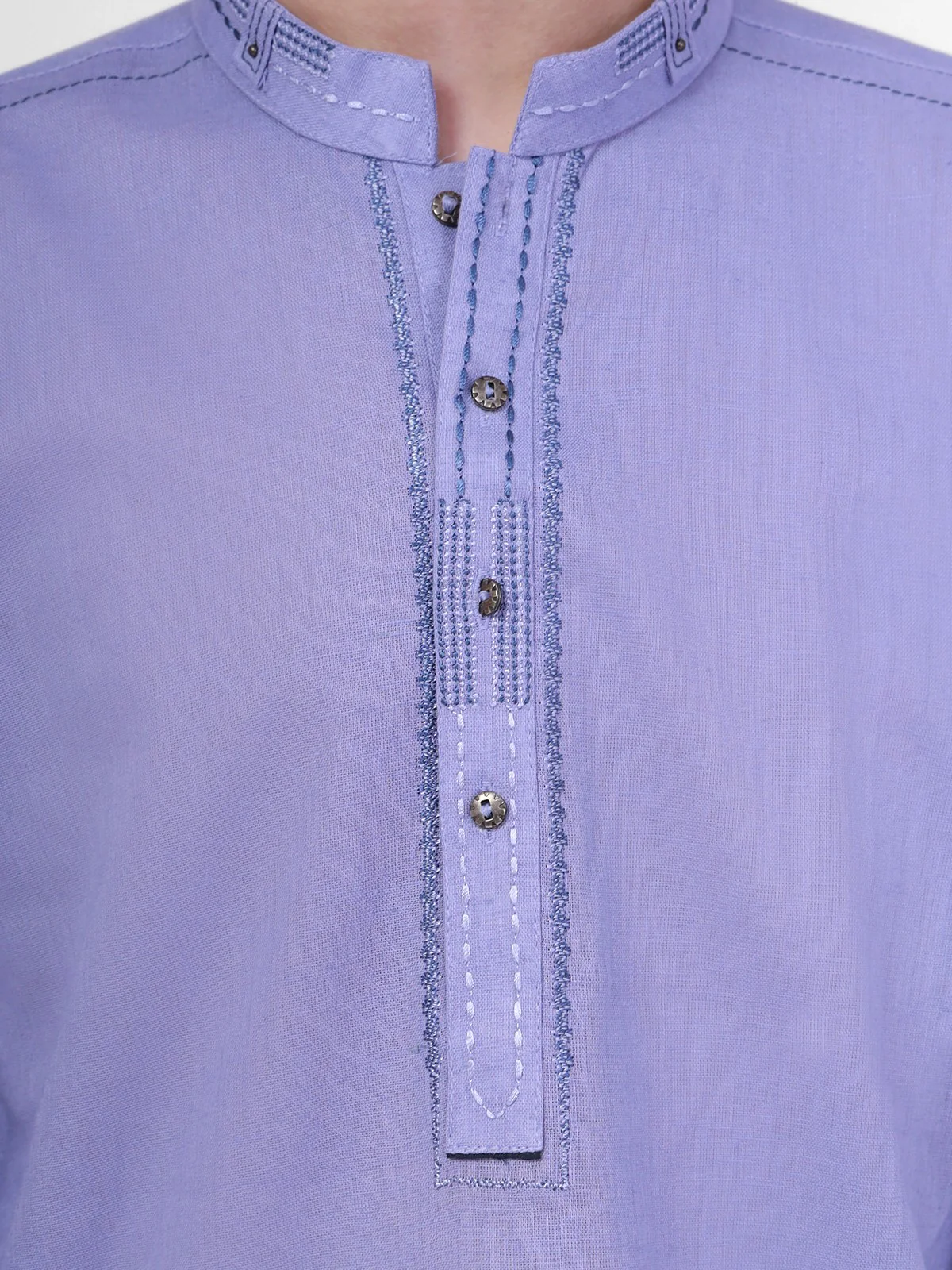 Boy's Lavender Kurta - EBTK21-3762 - Image 2