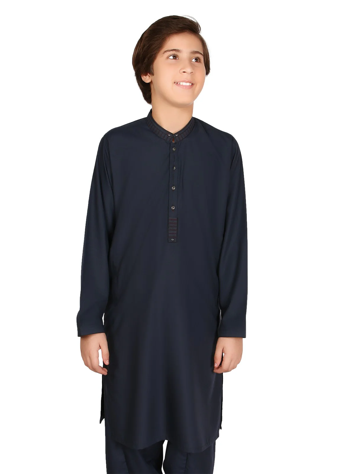 Boy's Dark Navy Kurta Shalwar - EBTKS19-3645