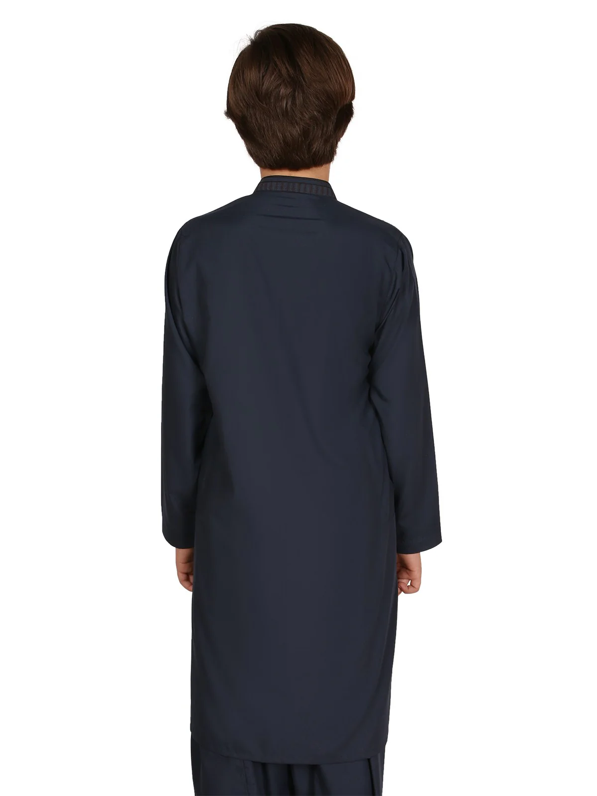 Boy's Dark Navy Kurta Shalwar - EBTKS19-3645 - Image 3