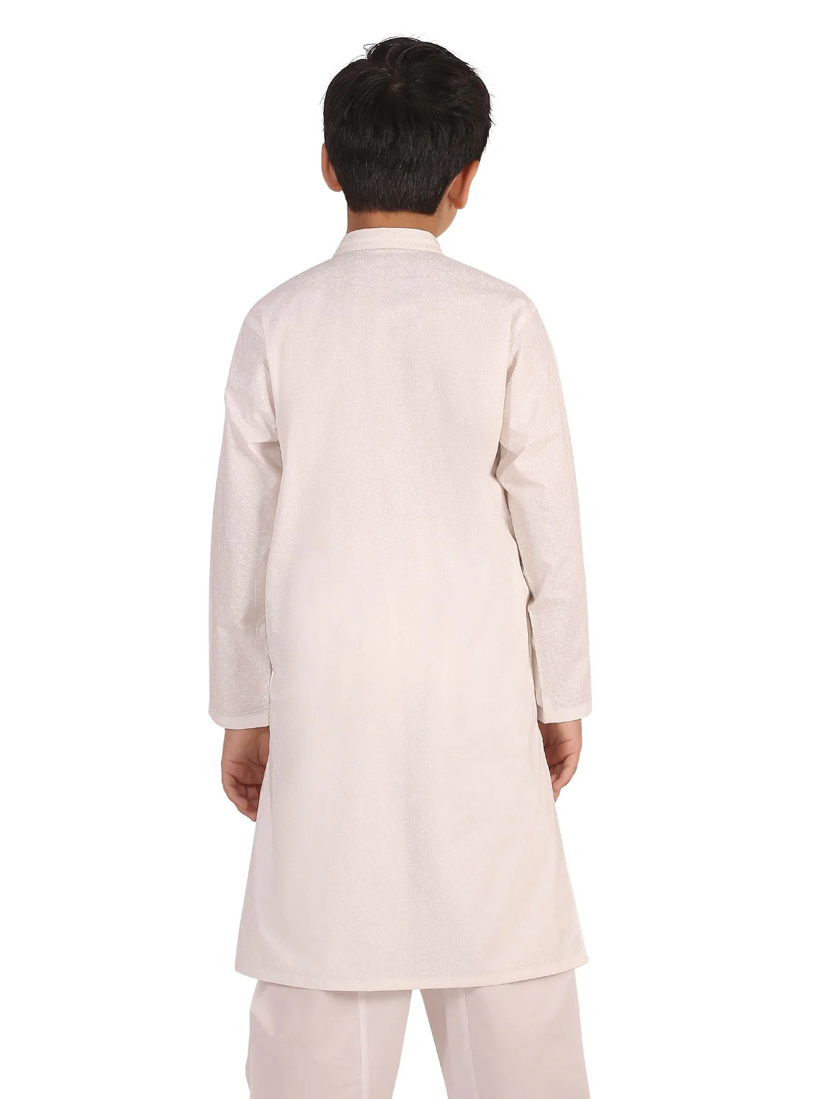 EBTKS19-3666-Kurta Shalwar - Off White - Image 3