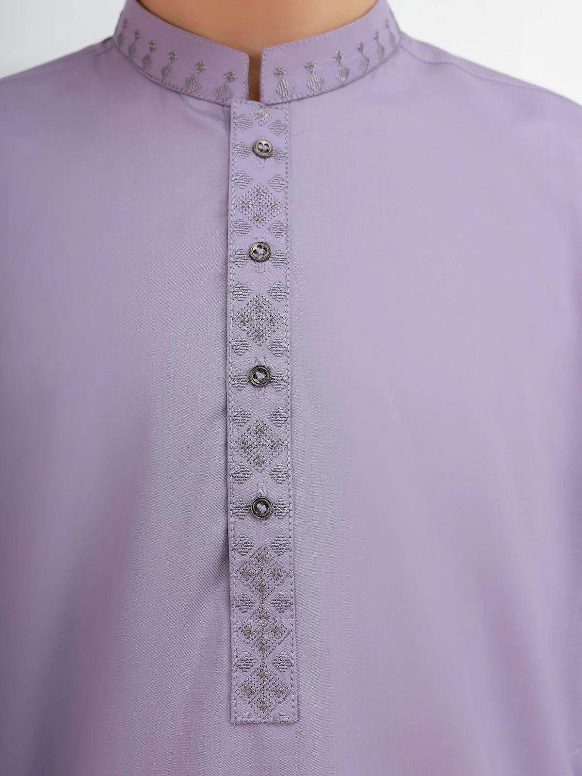 Boy's Light Purple Kurta Shalwar - EBTKS20-3690 - Image 2