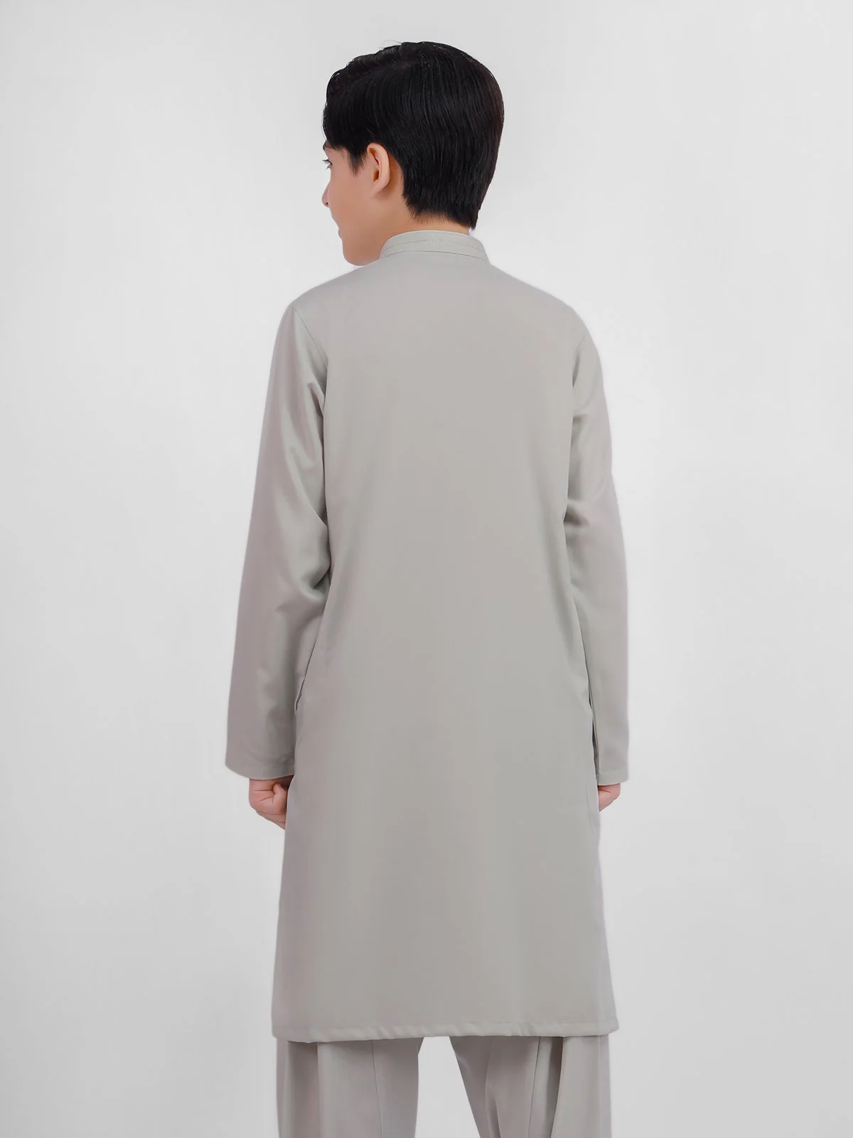 Boy's Light Green Kurta Shalwar - EBTKS21-3696 - Image 3