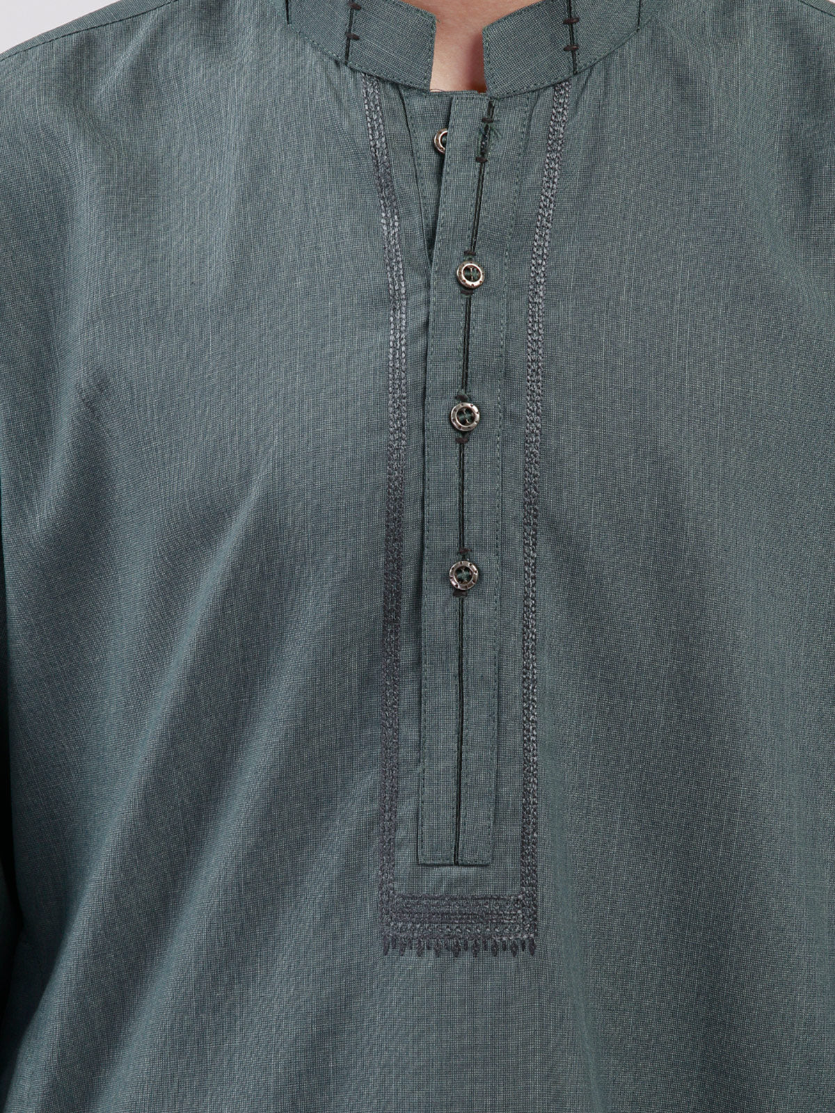 Boy's Teal Kurta Shalwar - EBTKS21-3699 - Image 2