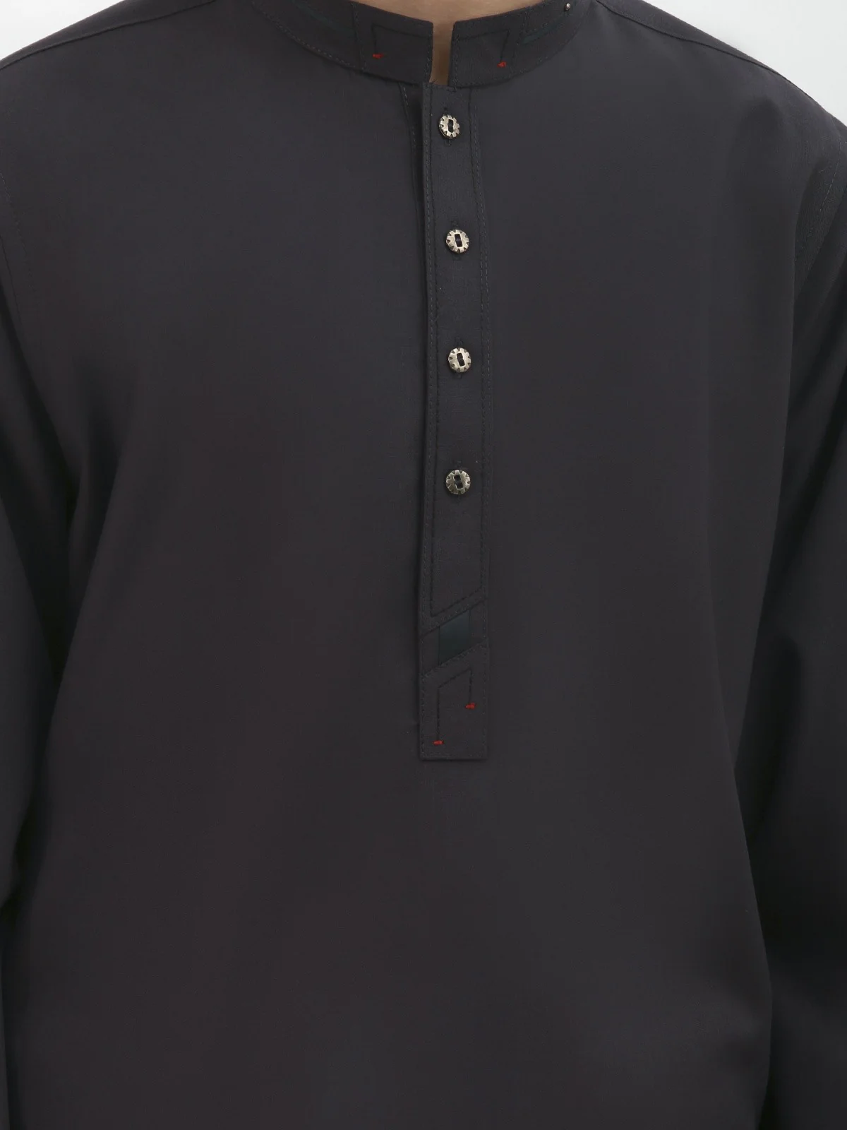 Boy's Navy Blue Kurta Shalwar - EBTKS21-3735 - Image 2