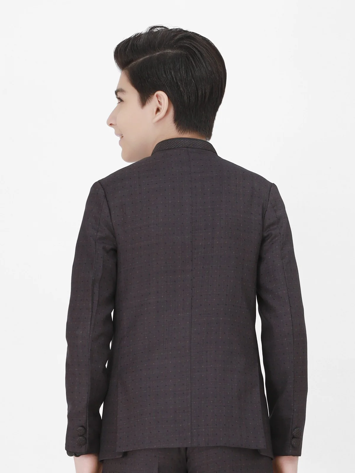 Boy's Dark Plum Prince Suit - EBTPCS21-004 - Image 2