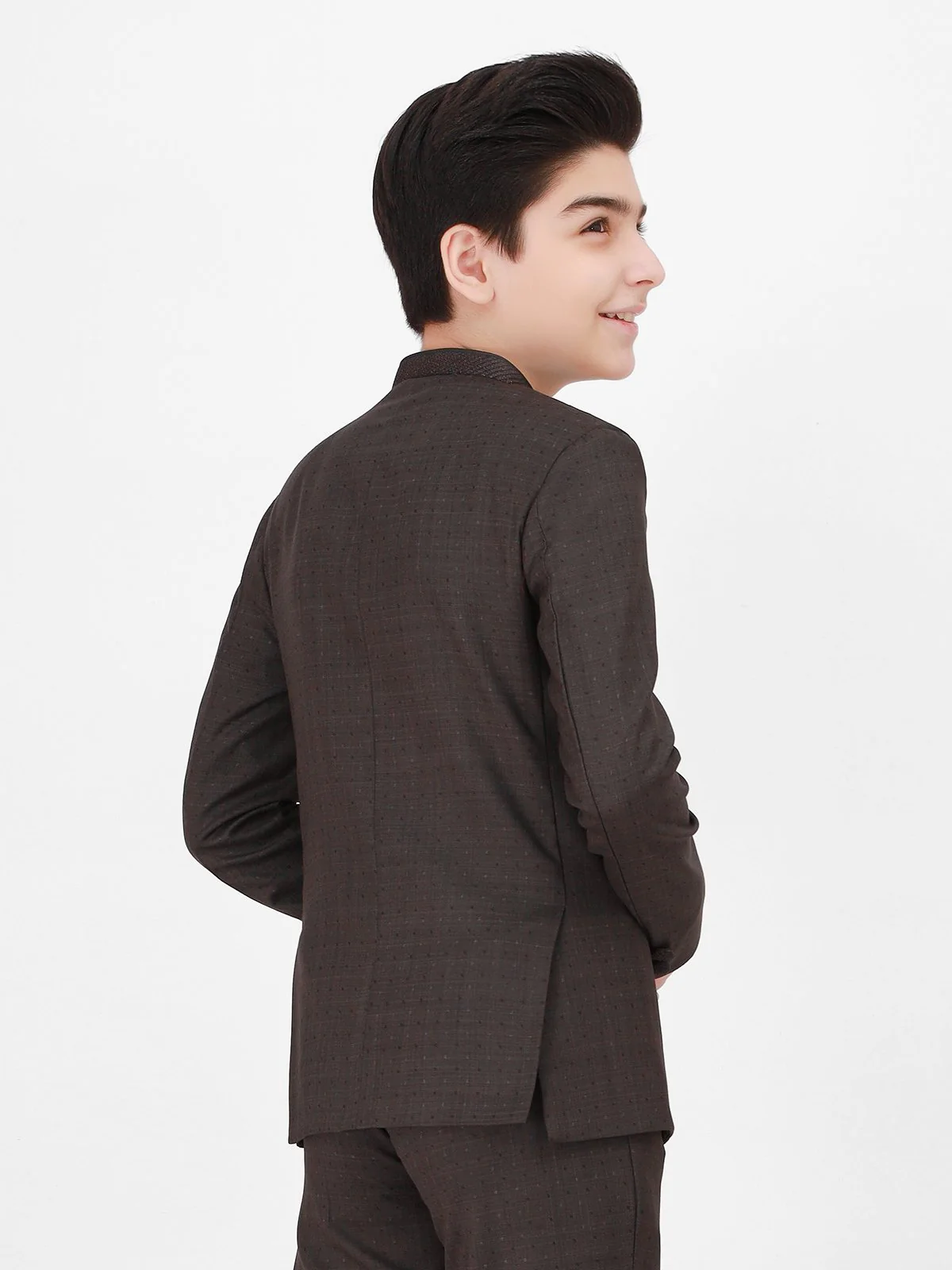 Boy's Charcoal Prince Suit - EBTPCS21-006 - Image 3