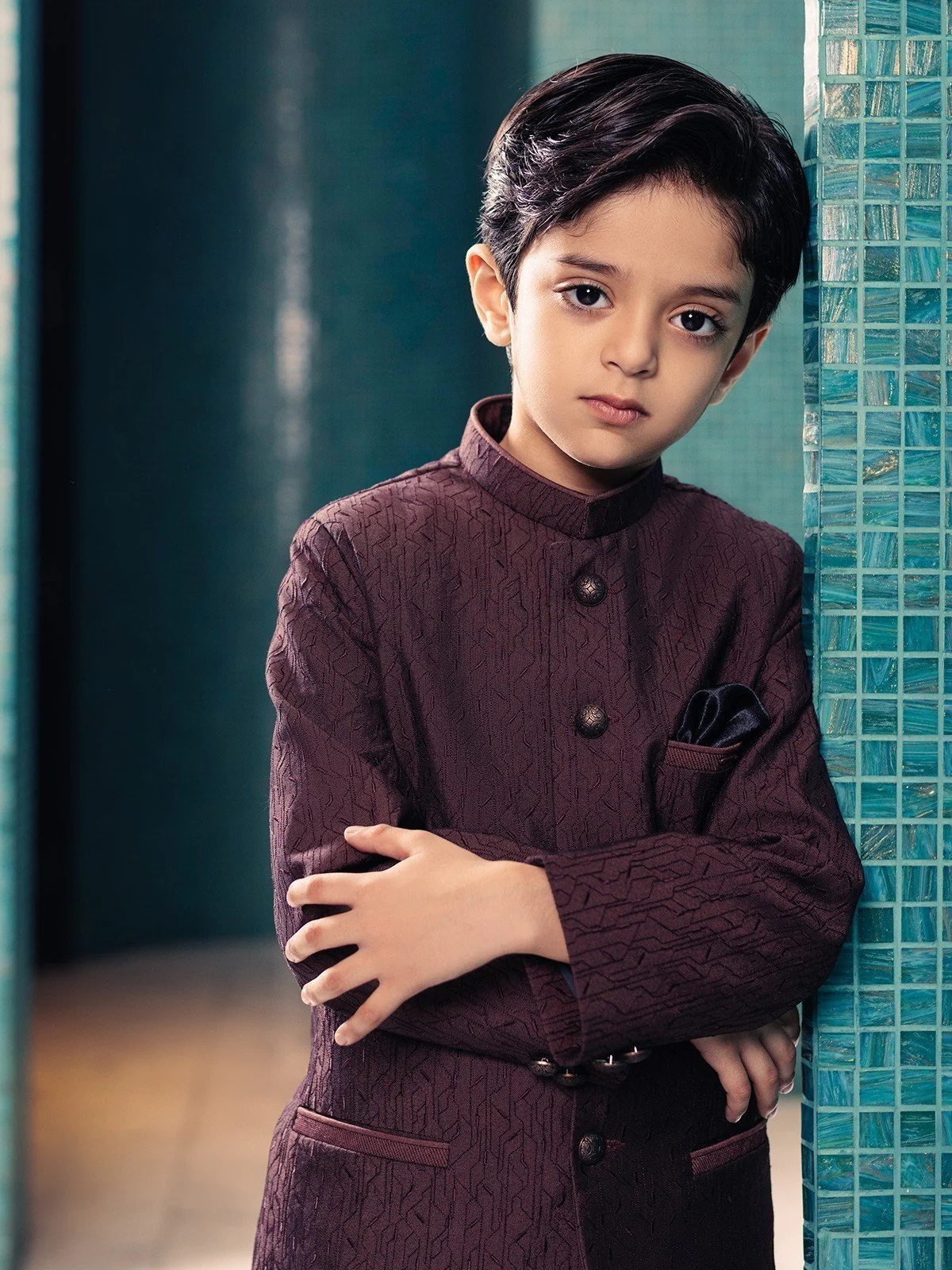 Boy's Brown Prince Suit - EBTPCS21-011 - Image 8