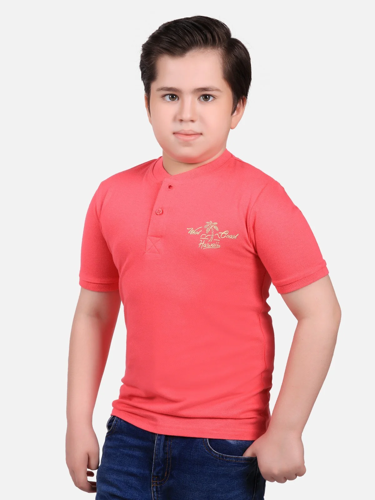 Boy's White Polo Shirt - EBTPS18-021 - Image 2