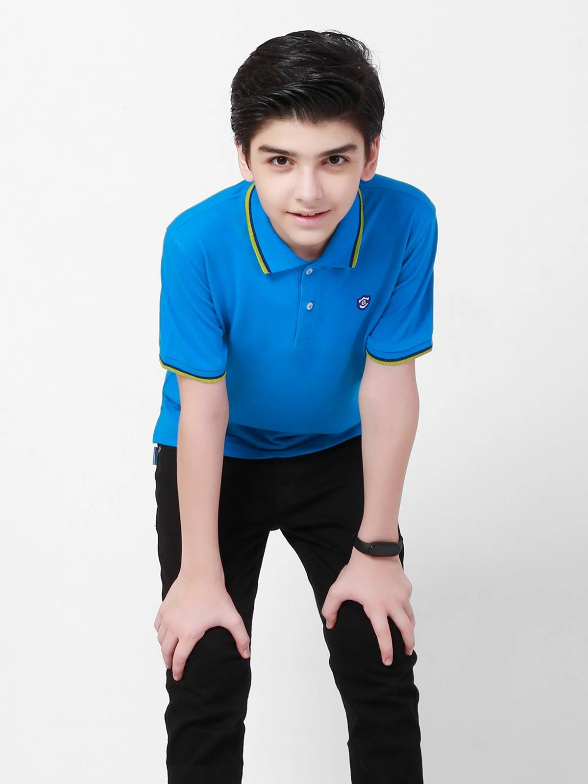 Boy's Blue Polo Shirt - EBTPS21-001 - Image 2