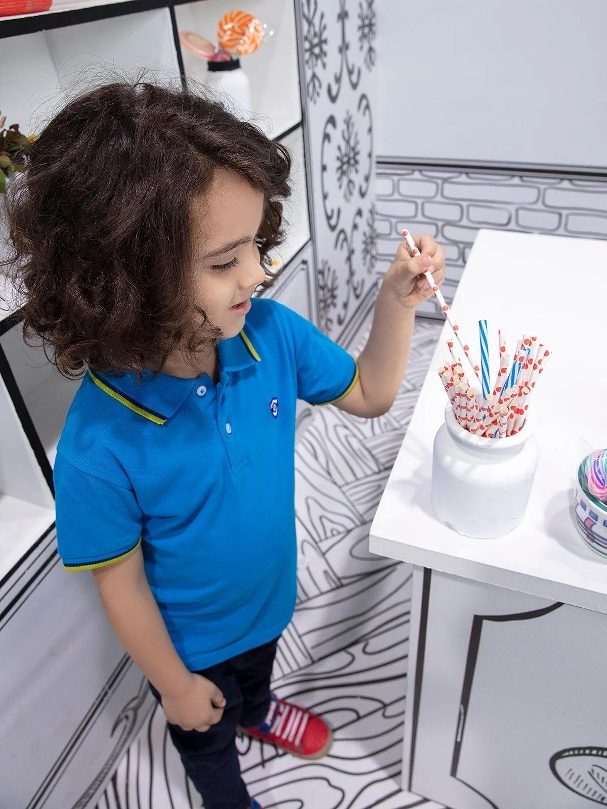 Boy's Blue Polo Shirt - EBTPS21-001 - Image 7