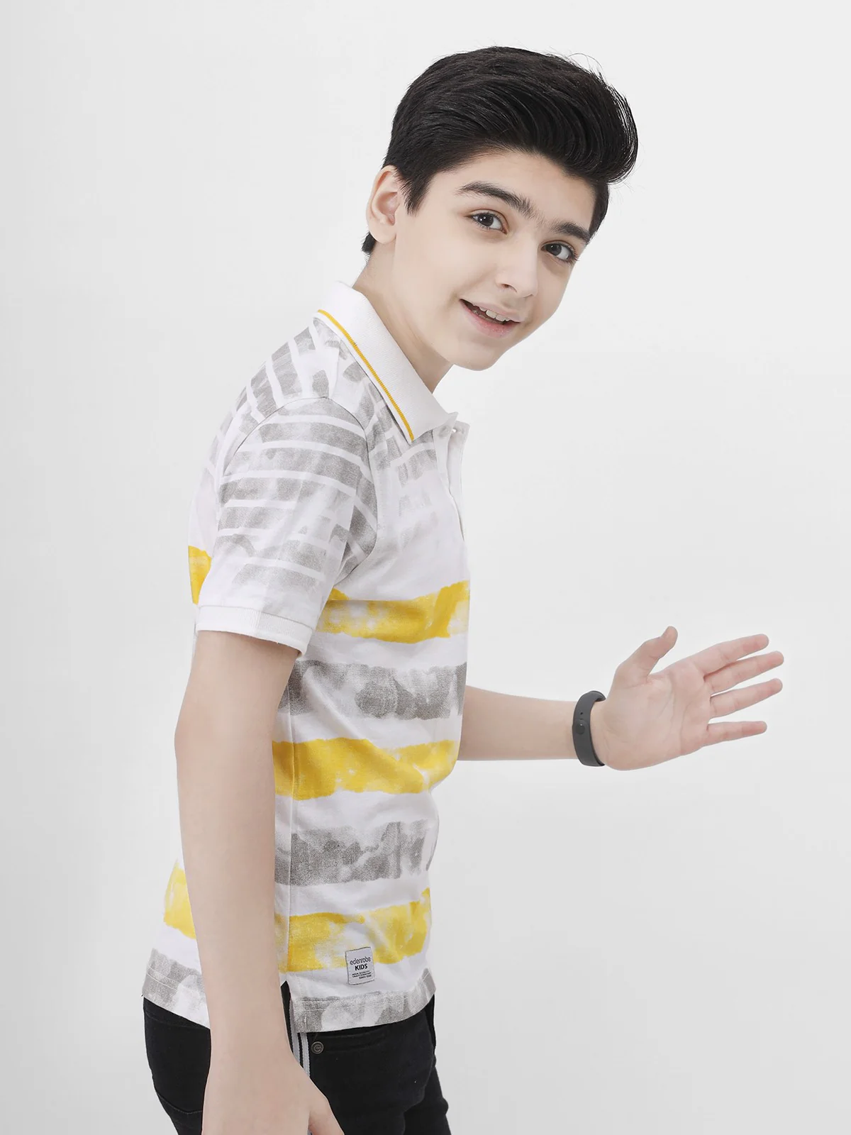 Boy's White Polo Shirt - EBTPS21-009 - Image 2