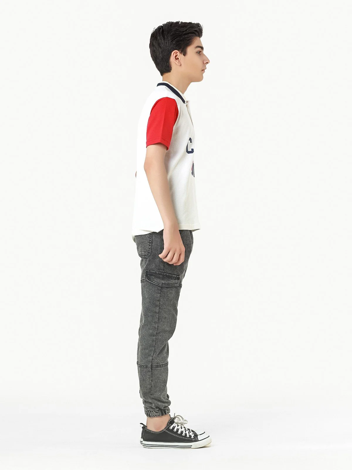 Boy's Navy & White Polo Shirt - EBTPS22-042 - Image 4