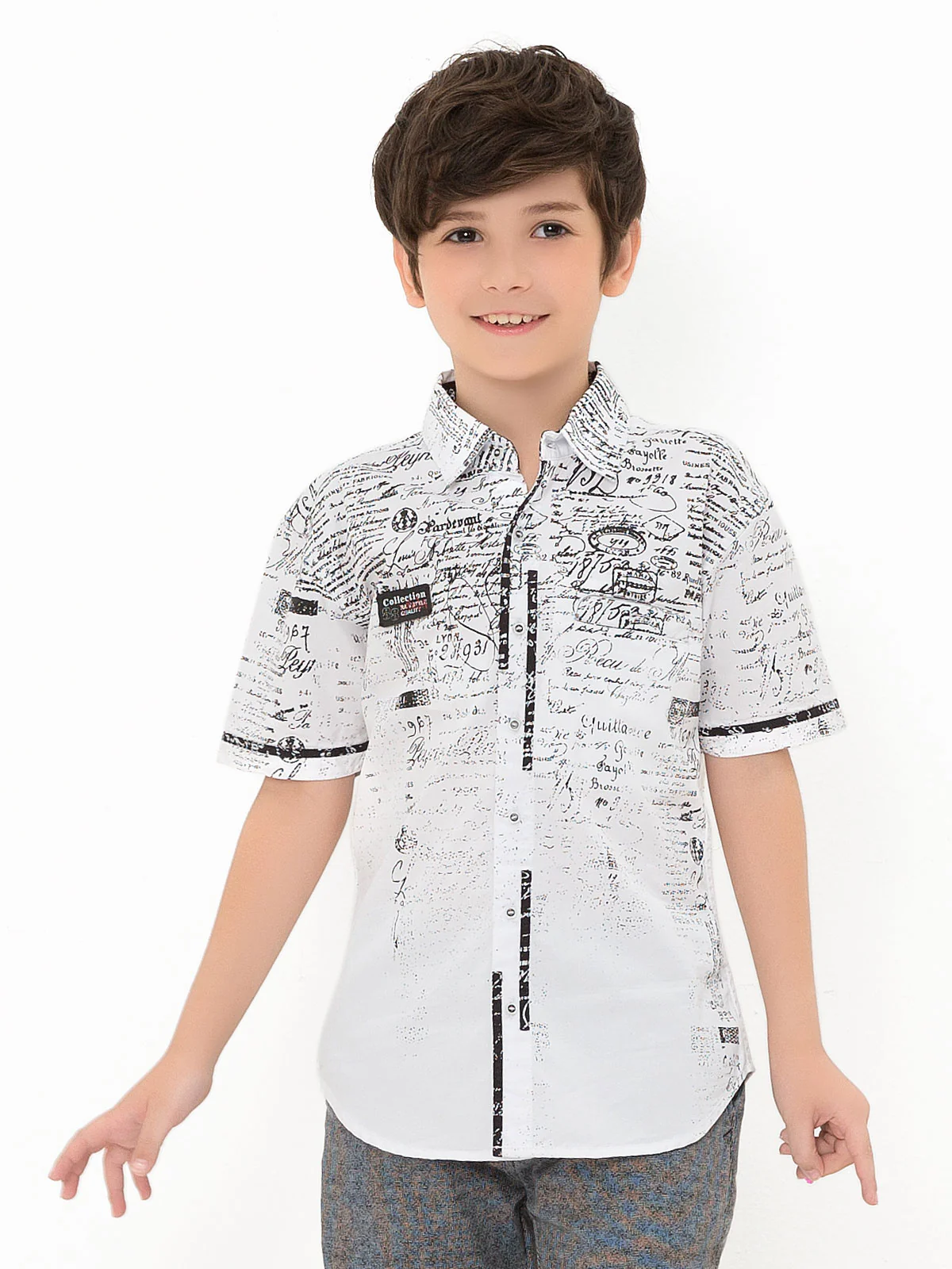 Boy's White Shirt - EBTS18-14336 - Image 2