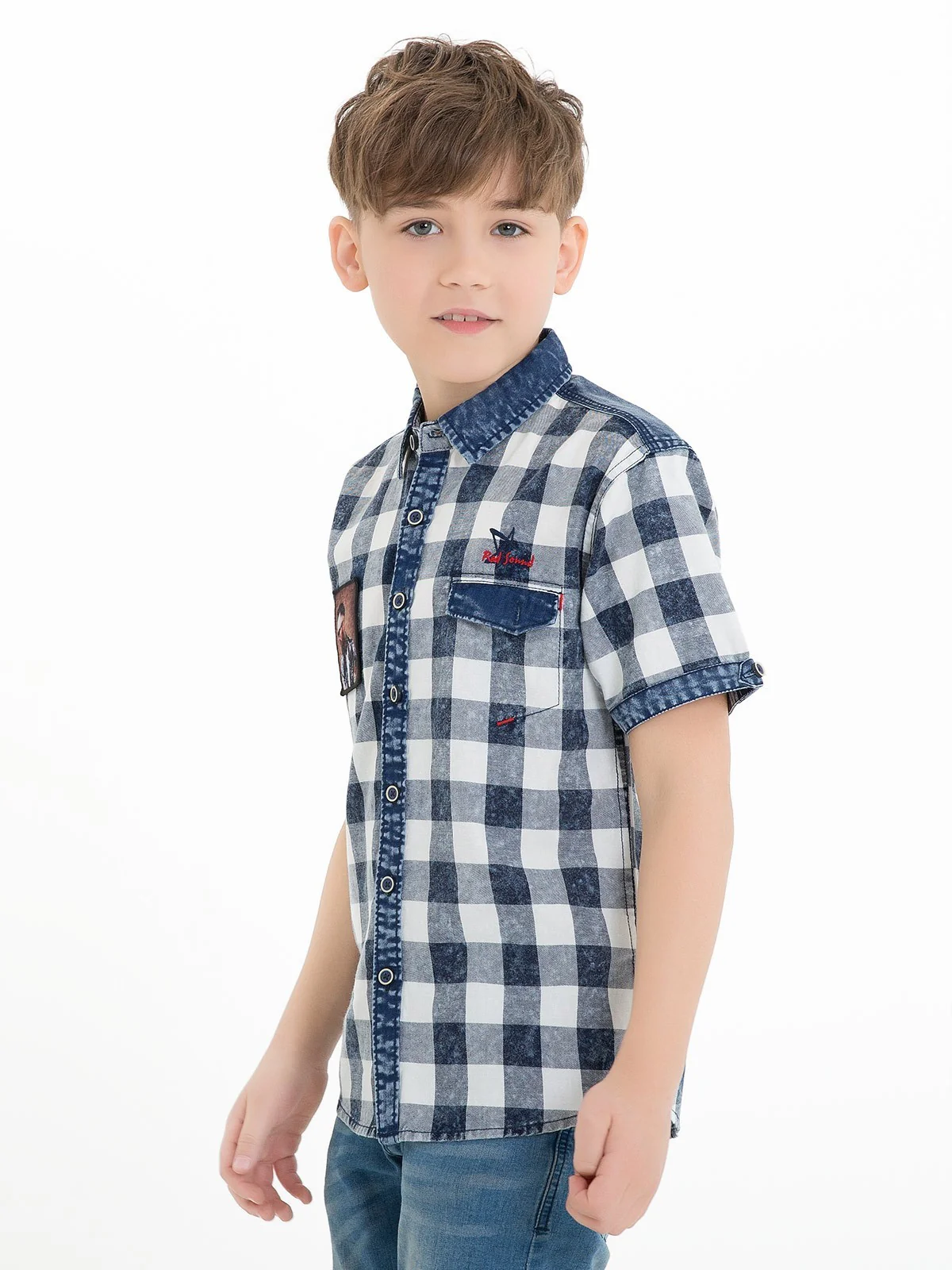 Boy's Blue Shirt - EBTS18-14346 - Image 2