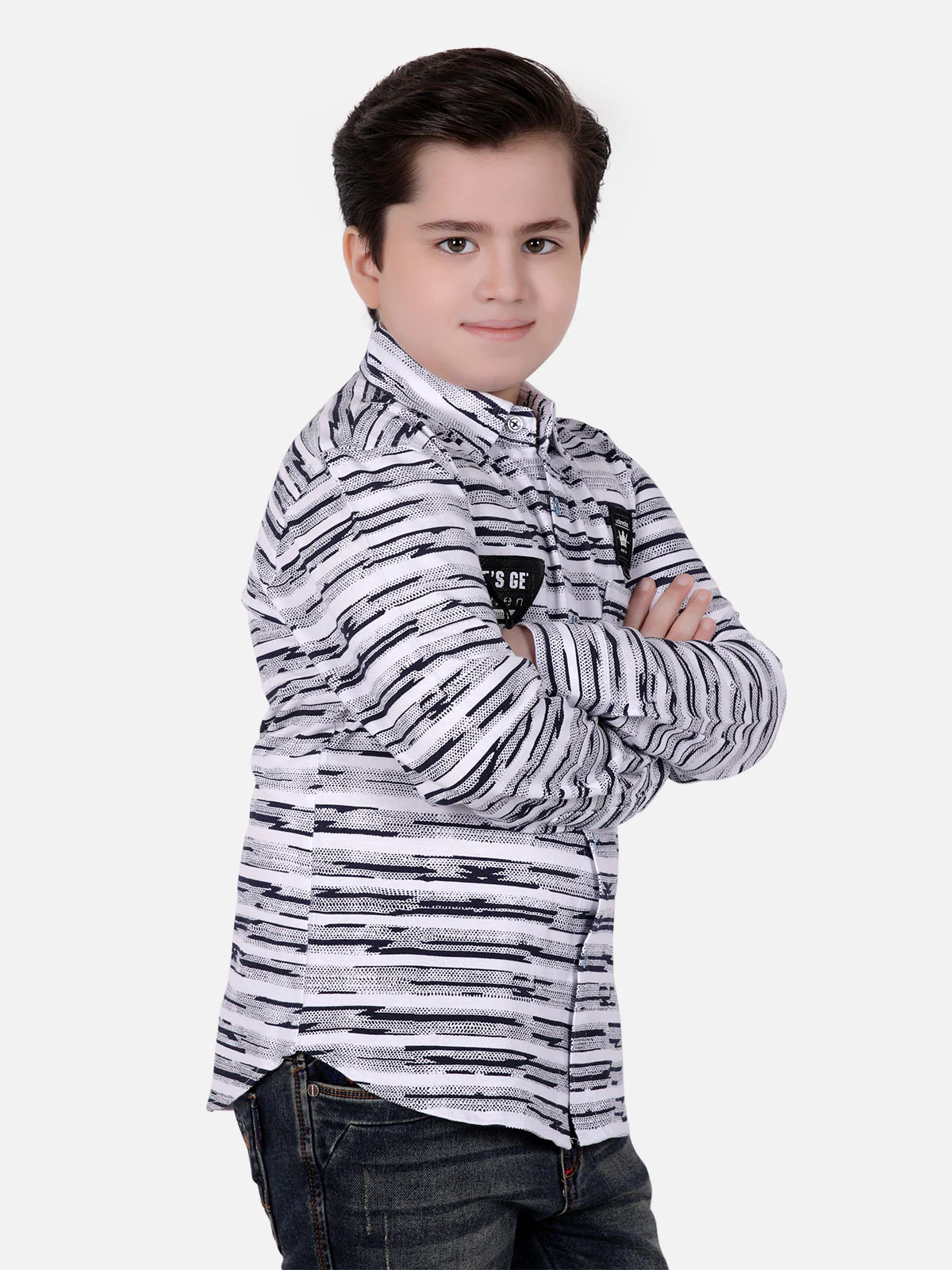 Boy's White Shirt - EBTS18-14350 - Image 2