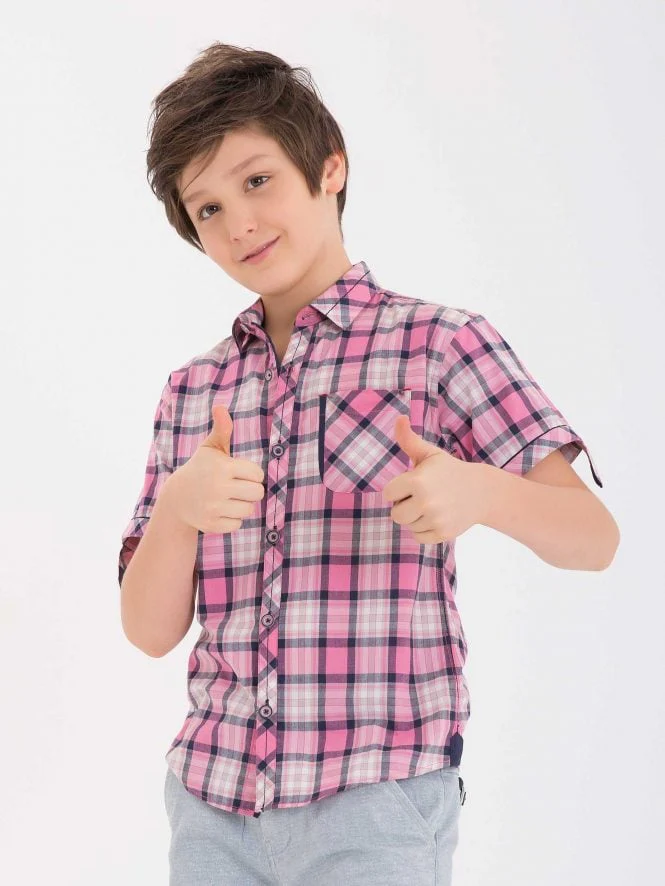 Boy's Pink Shirt - EBTS18-27126 - Image 2
